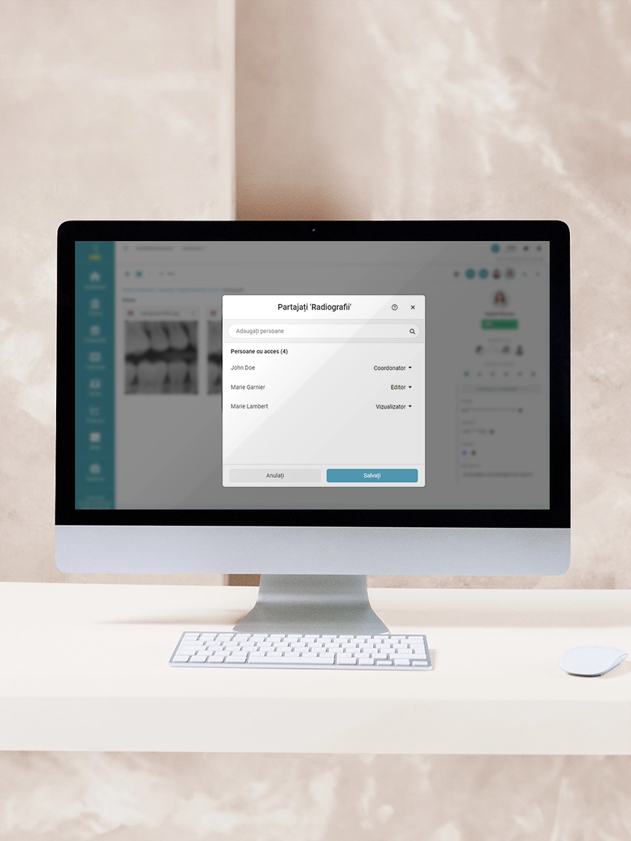 Permisiuni de Acces caracteristica aplicației software